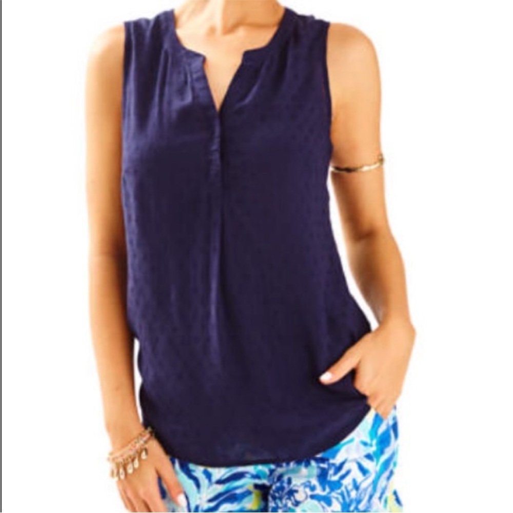 NWT Lilly Pulitzer Sleeveless Stacy Top.
